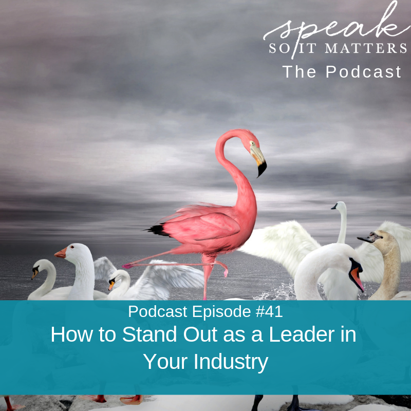 Ep #41: How to Stand Out as a Leader in Your Industry