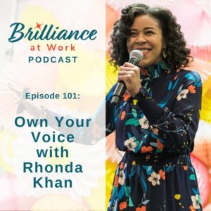 Ep #101: Own Your Voice with Rhonda Khan | MICHELLEBARRYFRANCO.COM