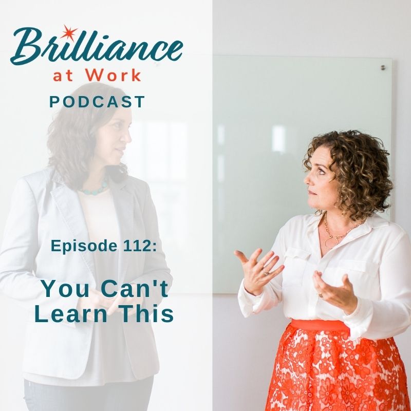 Ep 112: You Can't Learn This | MICHELLEBARRYFRANCO.COM